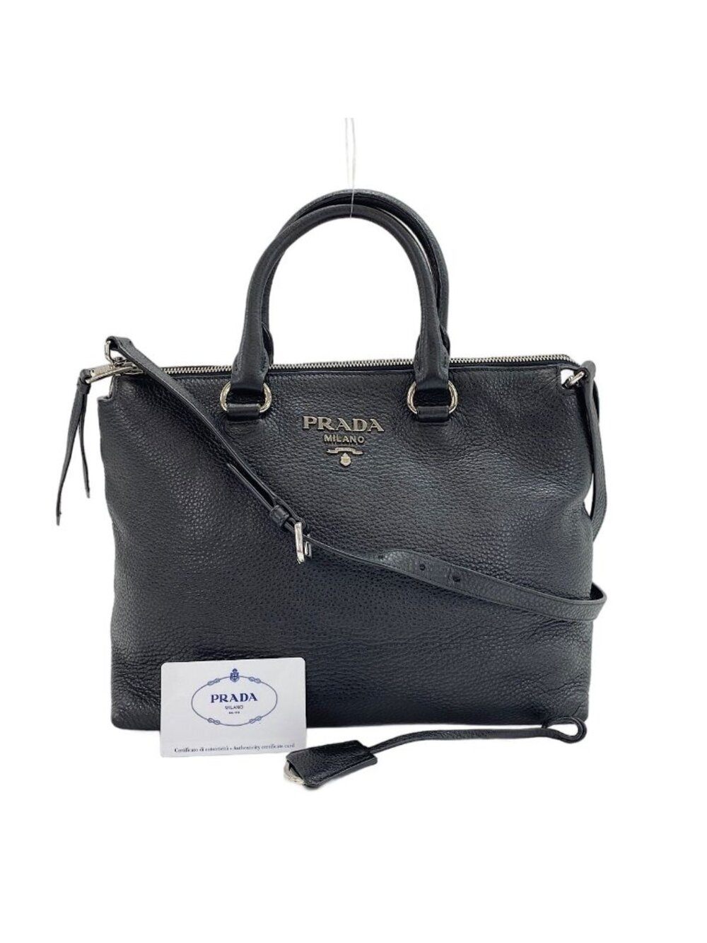 Prada Handbag 2-Way Black